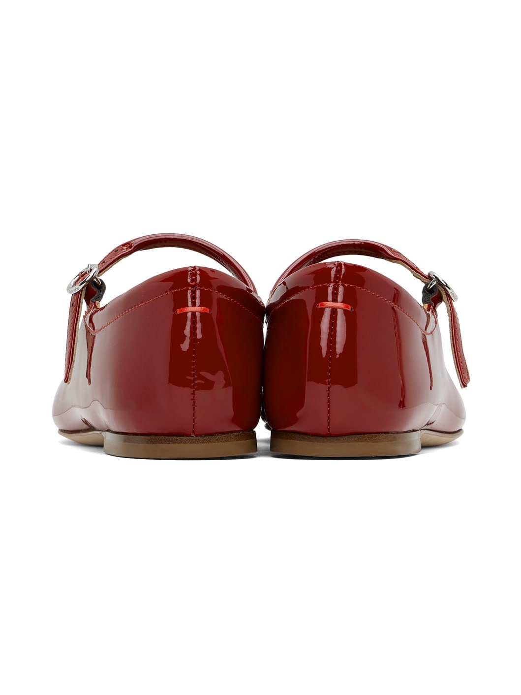 Red Uma Ballerina Flats - 2
