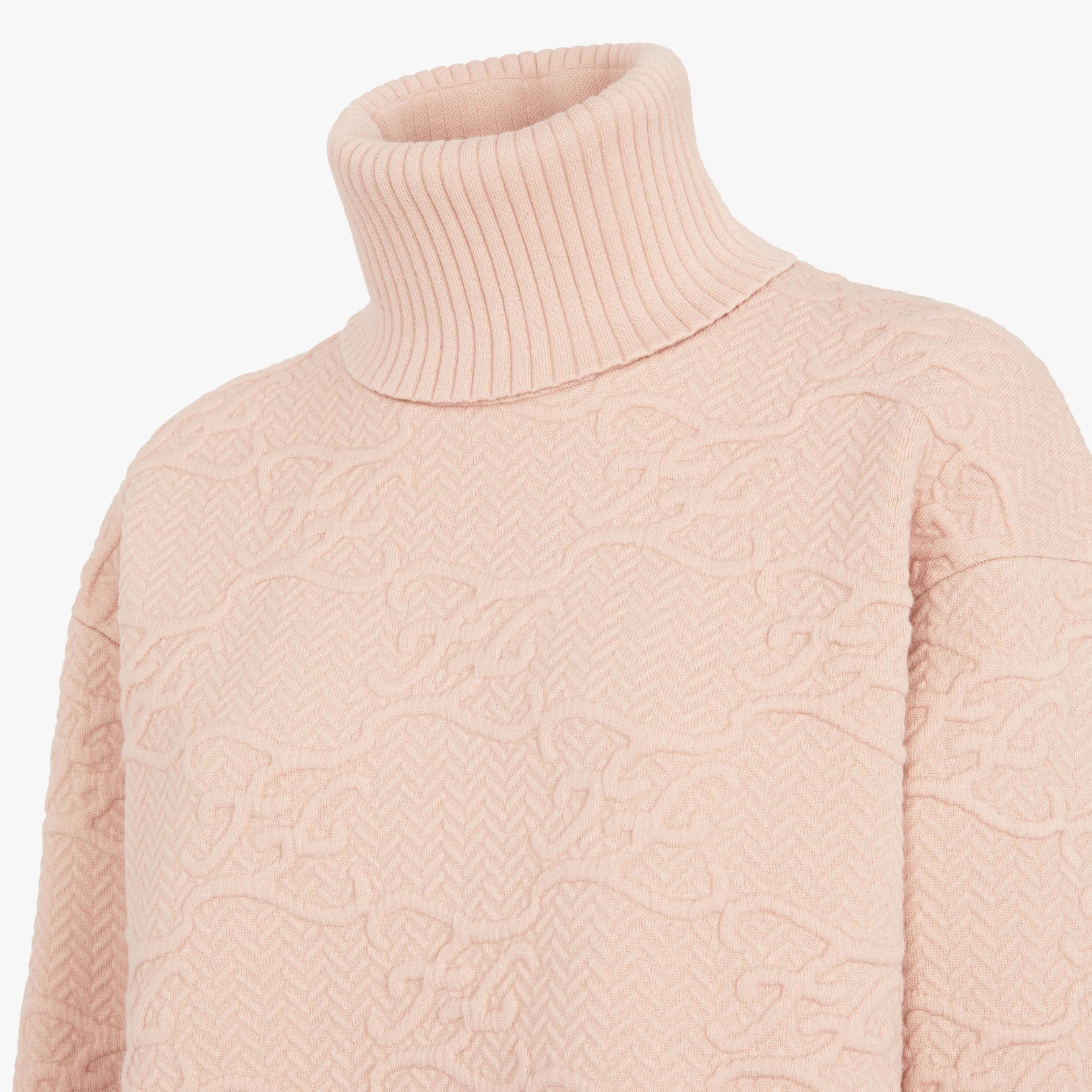 Pink wool and cashmere sweater - 3