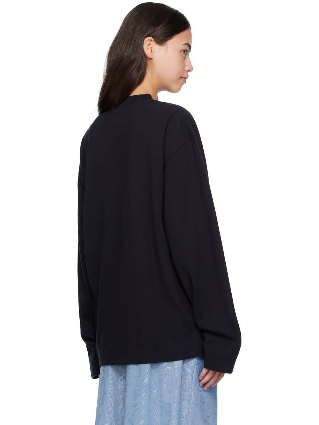 Black Long Sleeve Logo T-shirt - 3