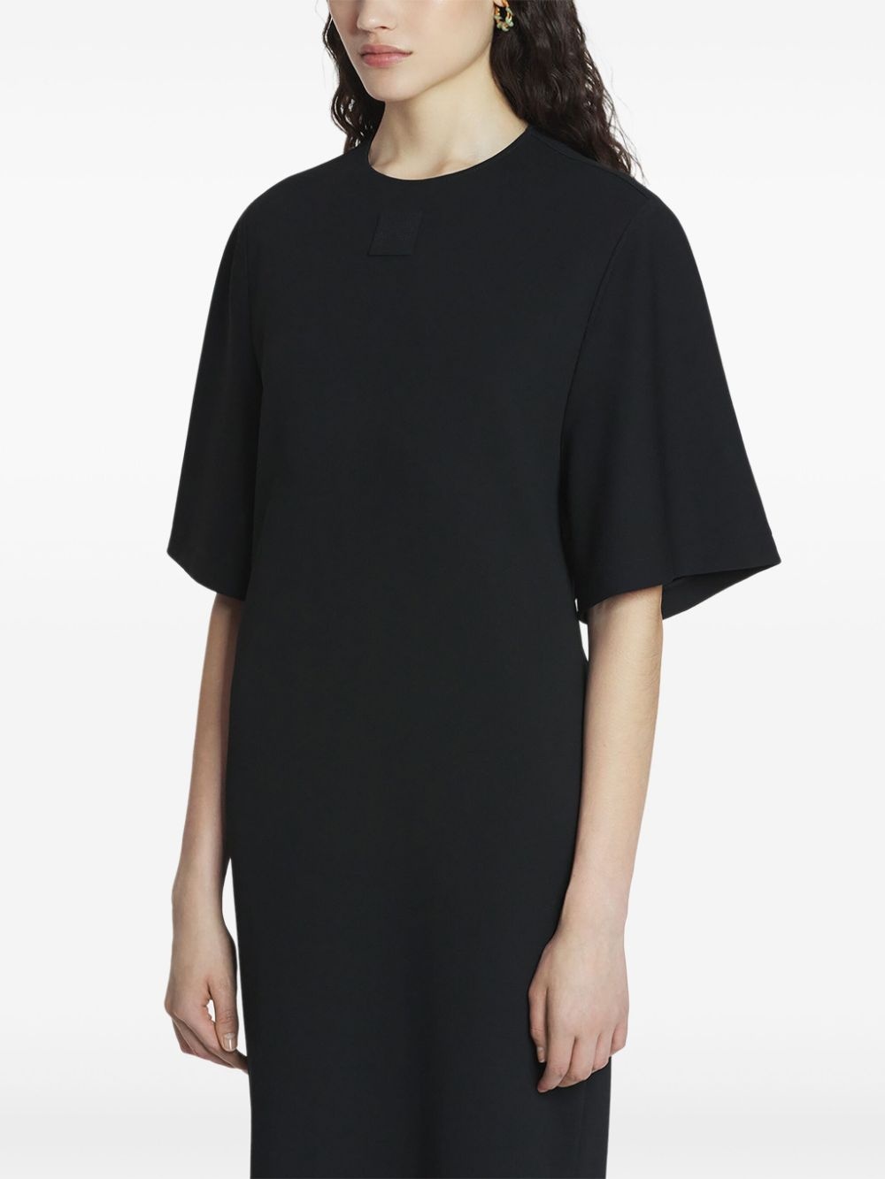 gathered midi dress - 4