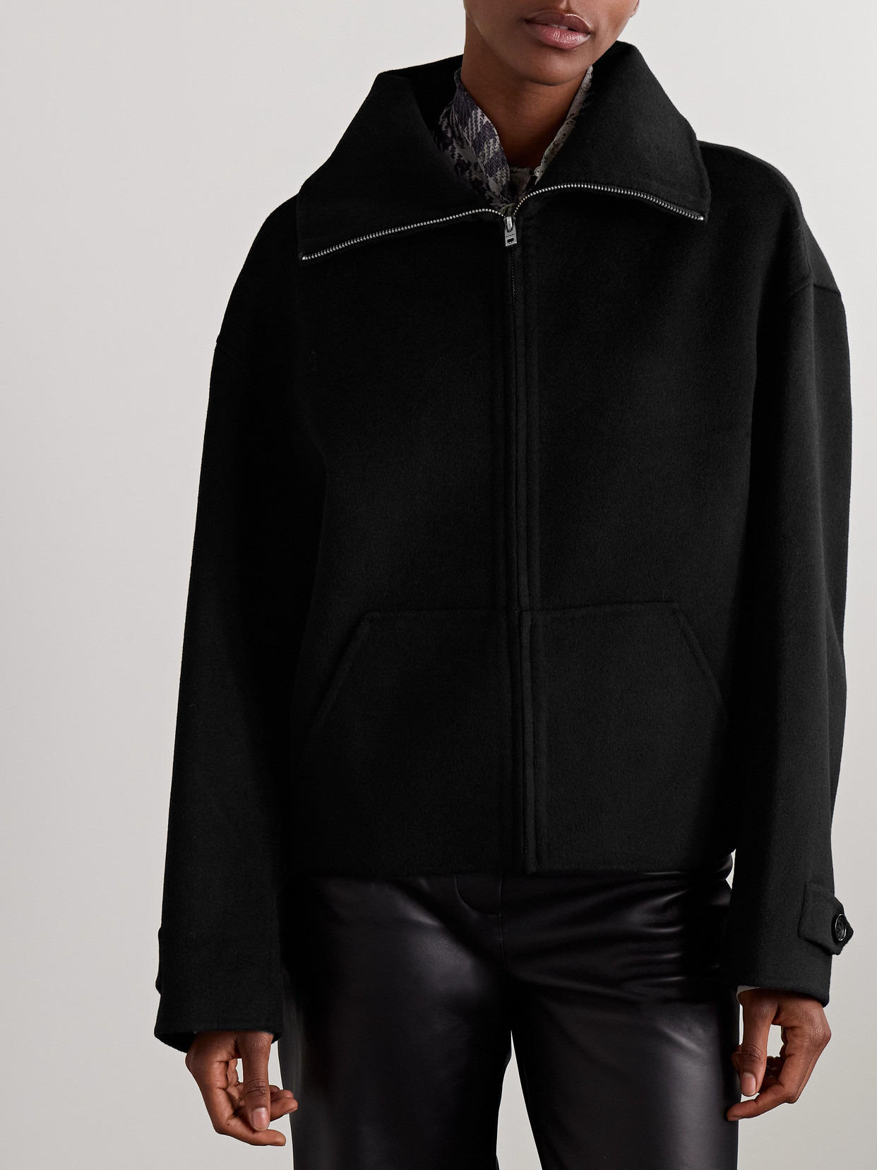 Wool And Cashmere-blend Felt Jacket - 4