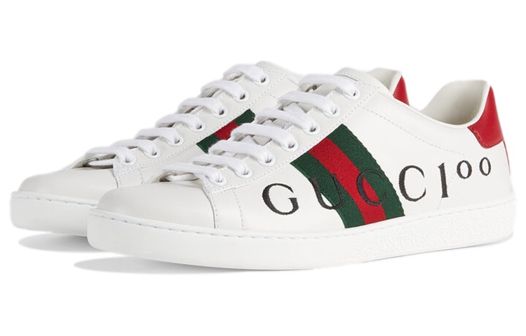 (WMNS) Gucci Ace 'Gucci 100 Print' 677718-0FI60-9063 - 3