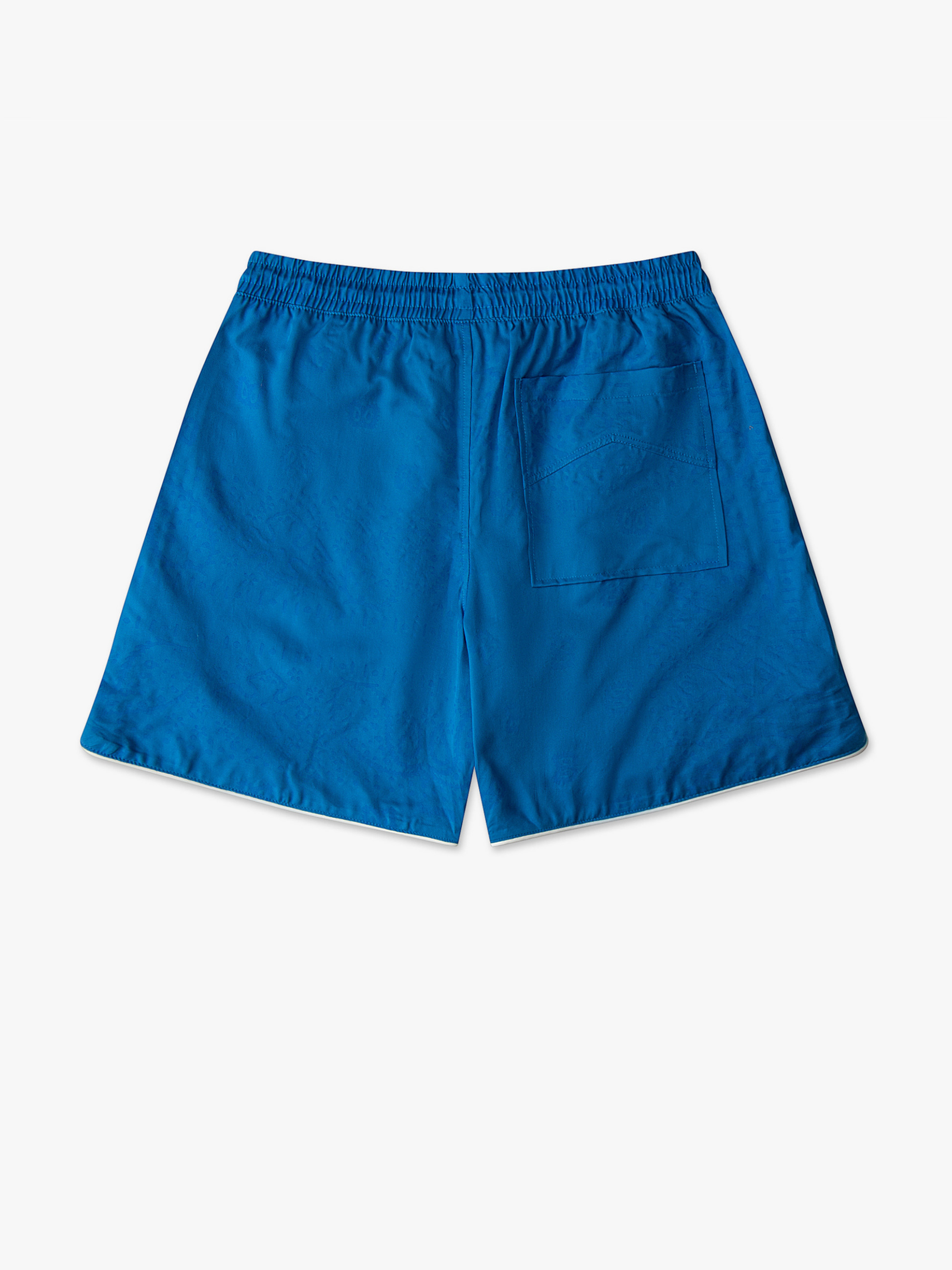TONAL BANDANA TRACK SHORTS - 2