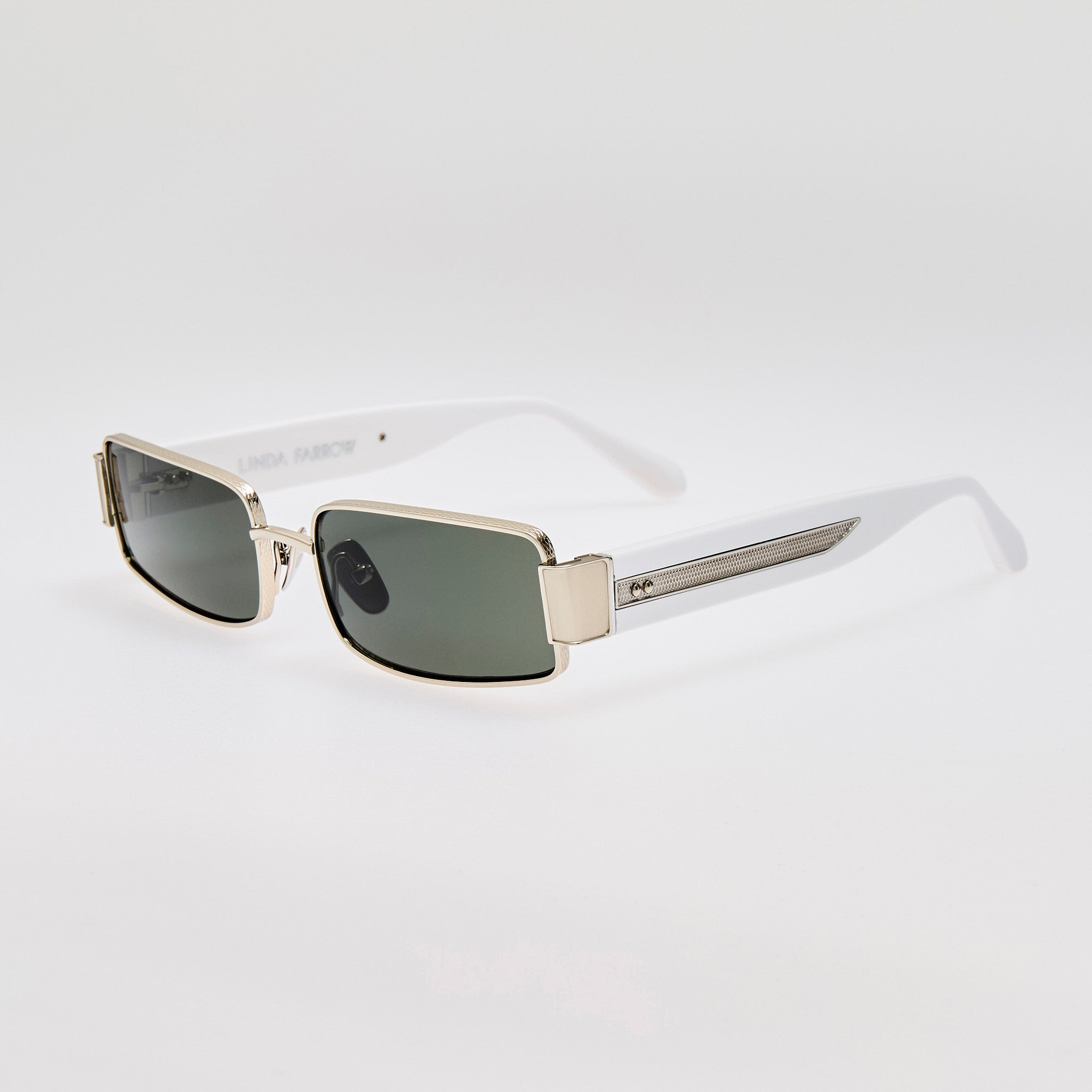 Kaia Sunglasses in Grey and White Gold - 2
