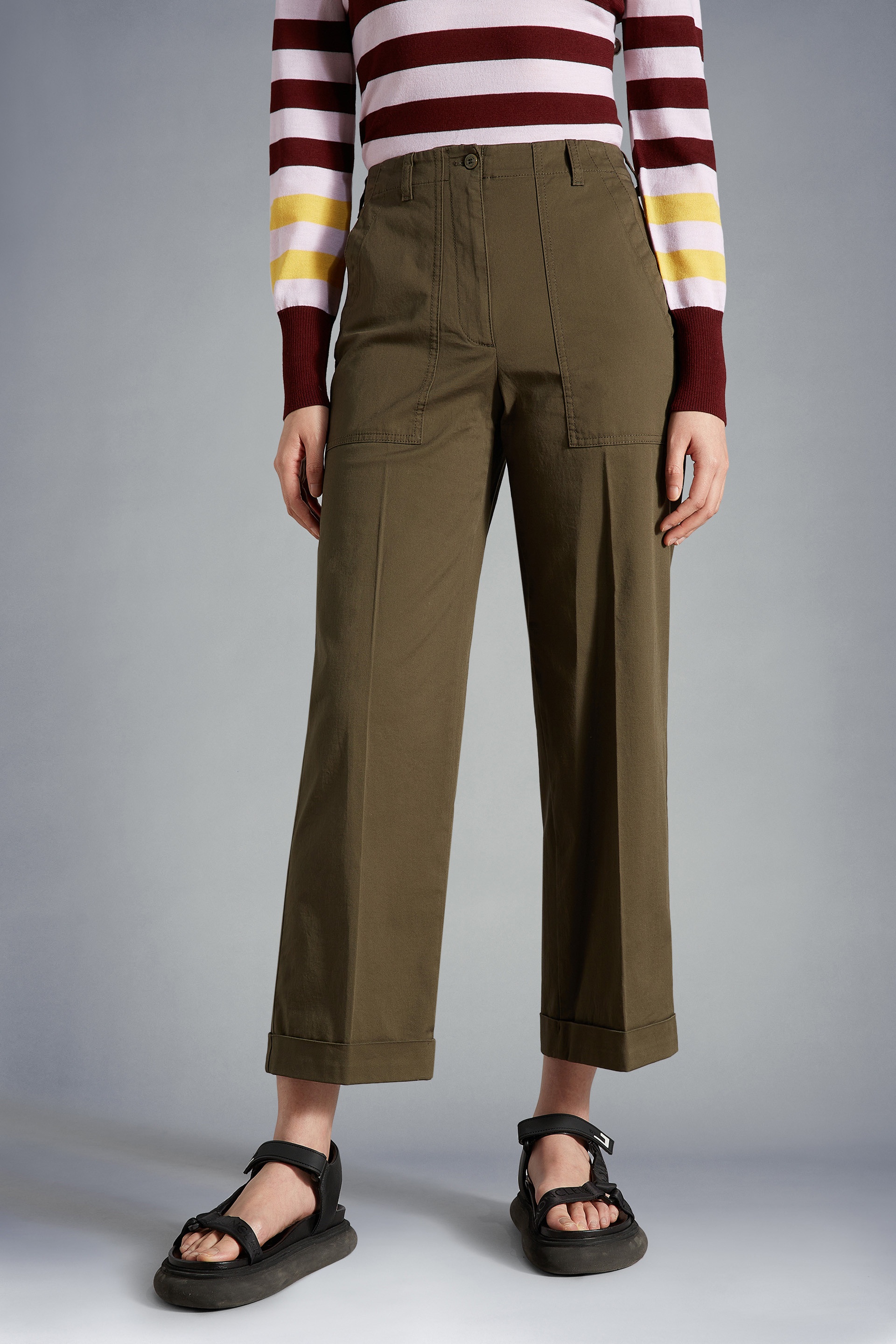 Cotton Poplin Pants - 3