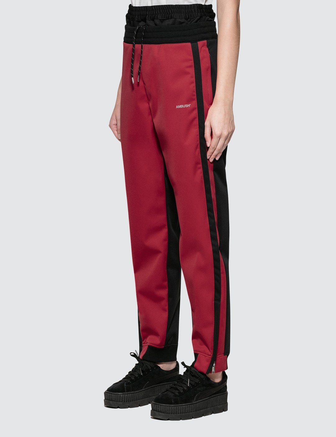 LAYERED TRACK PANTS - 2