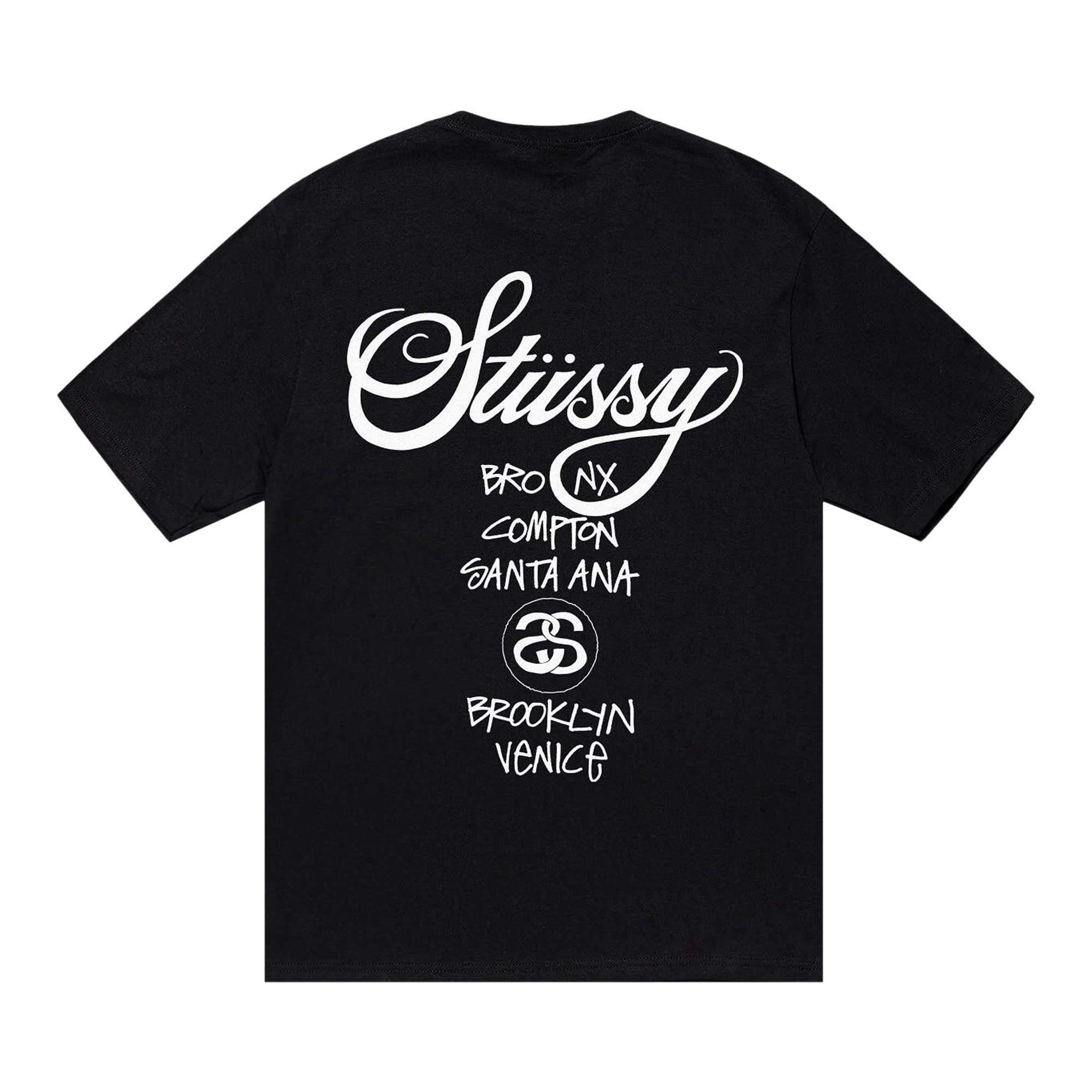 Stussy World Tour Tee 'Black' - 2