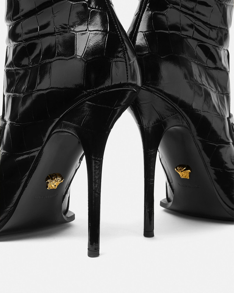 Croc-Effect Vagabond Boots 4