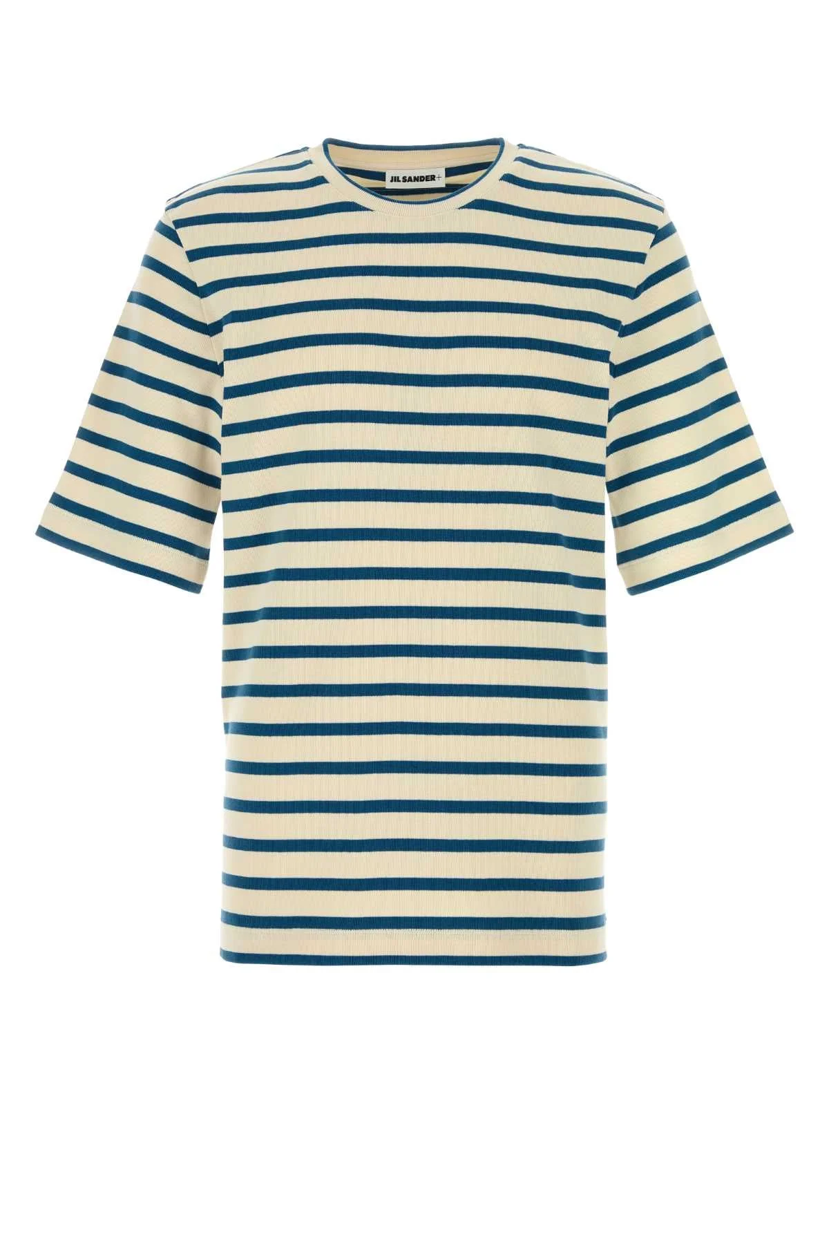 Jil Sander Men Embroidered Cotton T-Shirt - 1