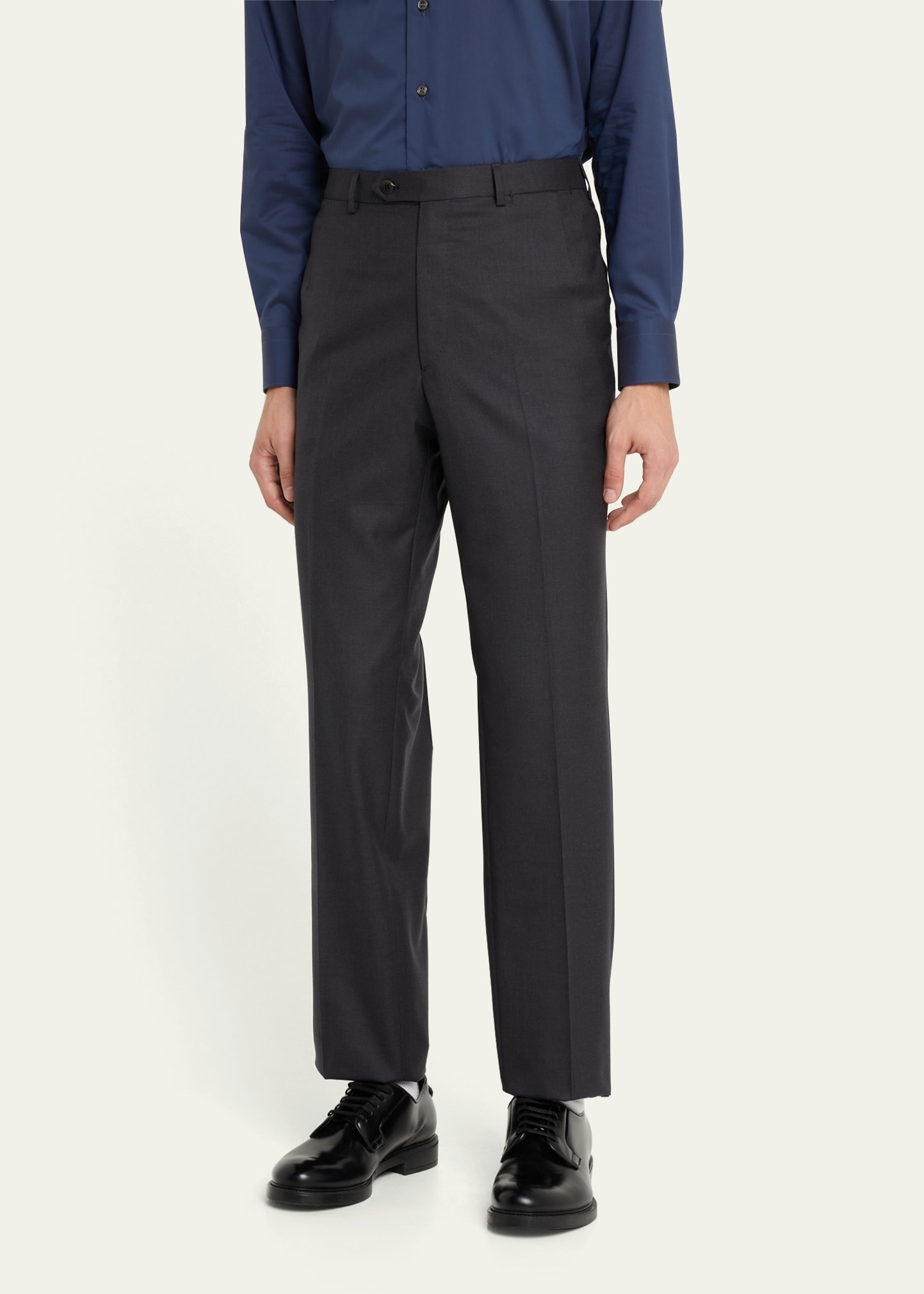 Men's Super 160s Wool Dress Pants - 4
