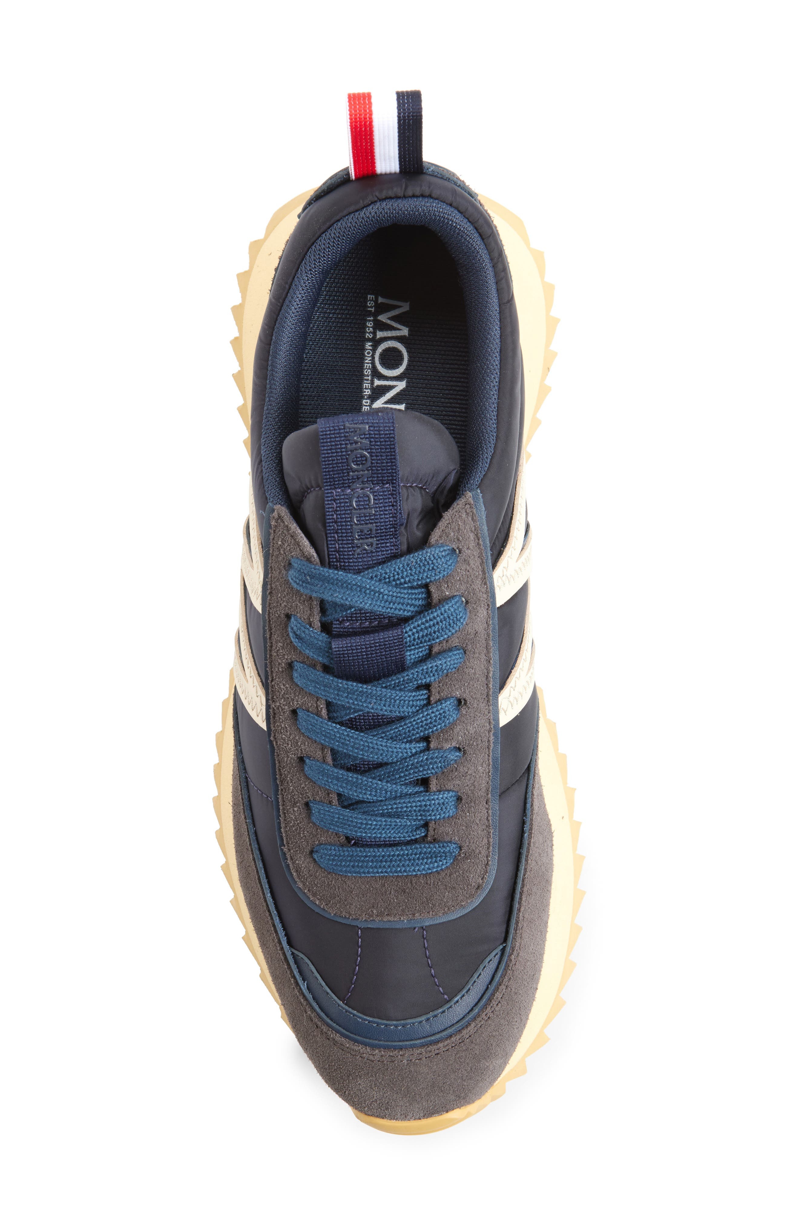 Moncler Pacey Low Top Sneaker in Navy at Nordstrom - 5