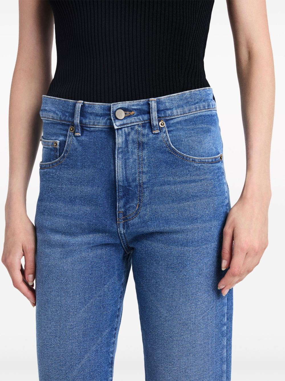 Jasper straight-leg cropped jeans - 4