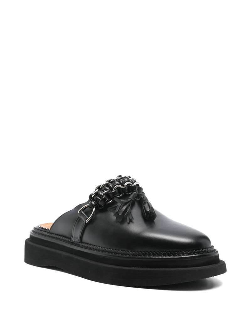 TOGA VIRILIS Pulla leather mules outlook