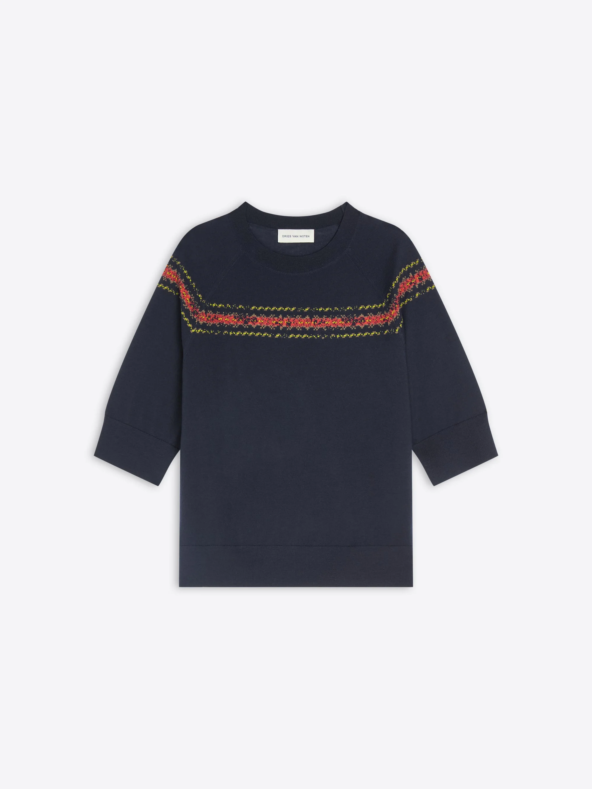 EMBROIDERED WOOL SWEATER - 1