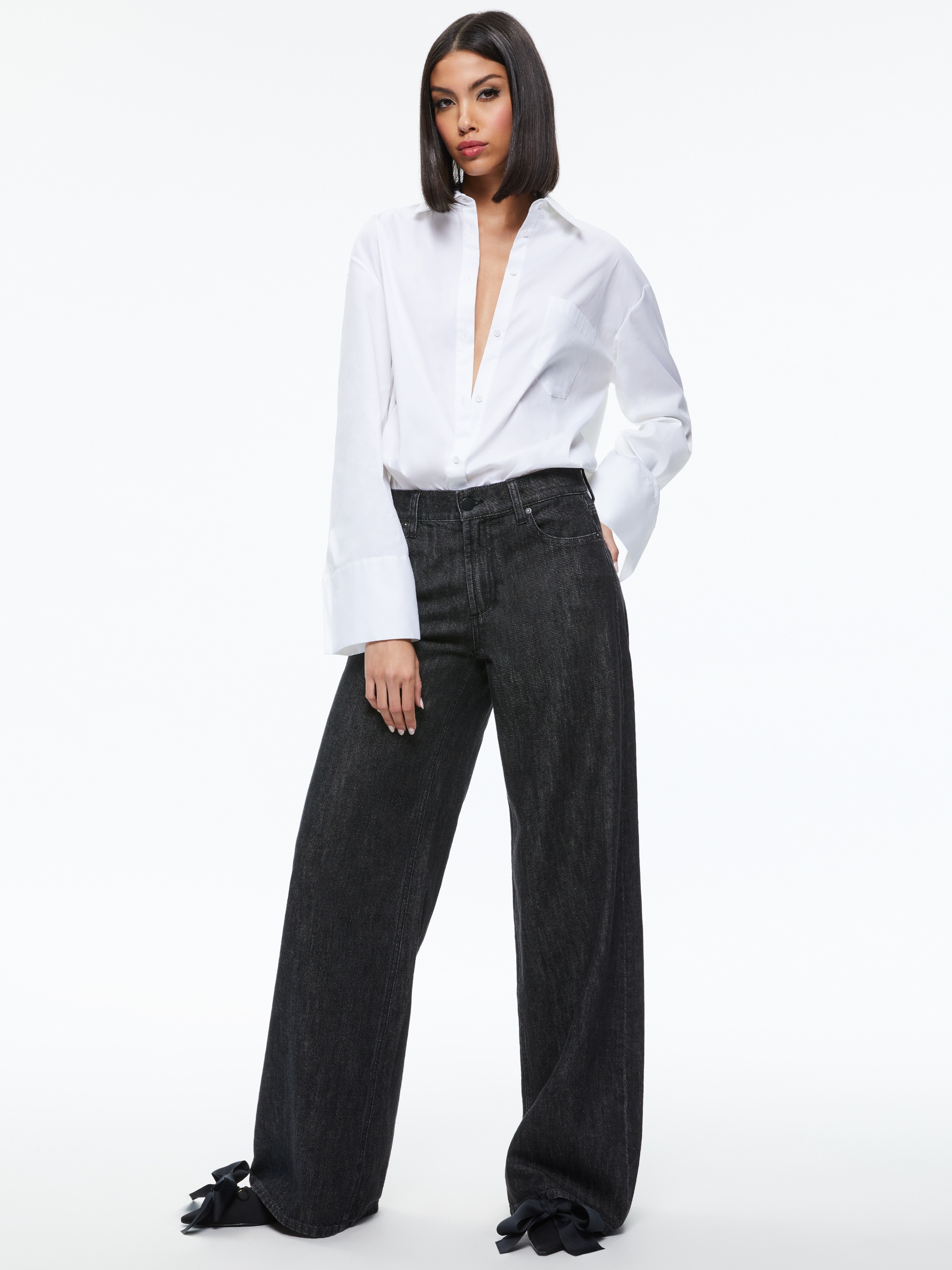 TRISH MID RISE BAGGY JEAN - 6