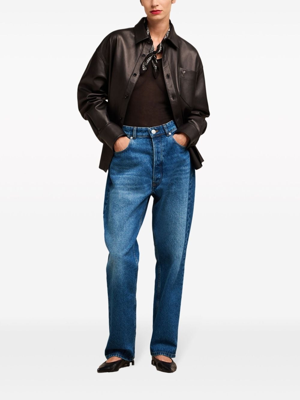 loose-fit straight-leg jeans - 2