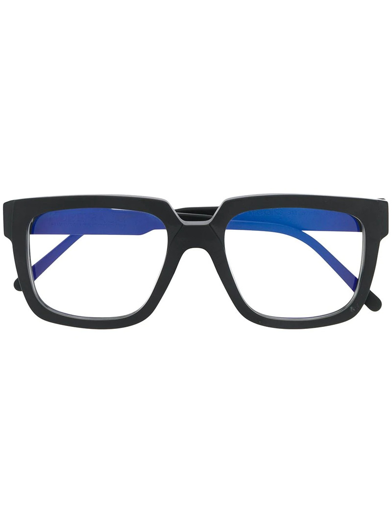 two tone square frame glasses 1