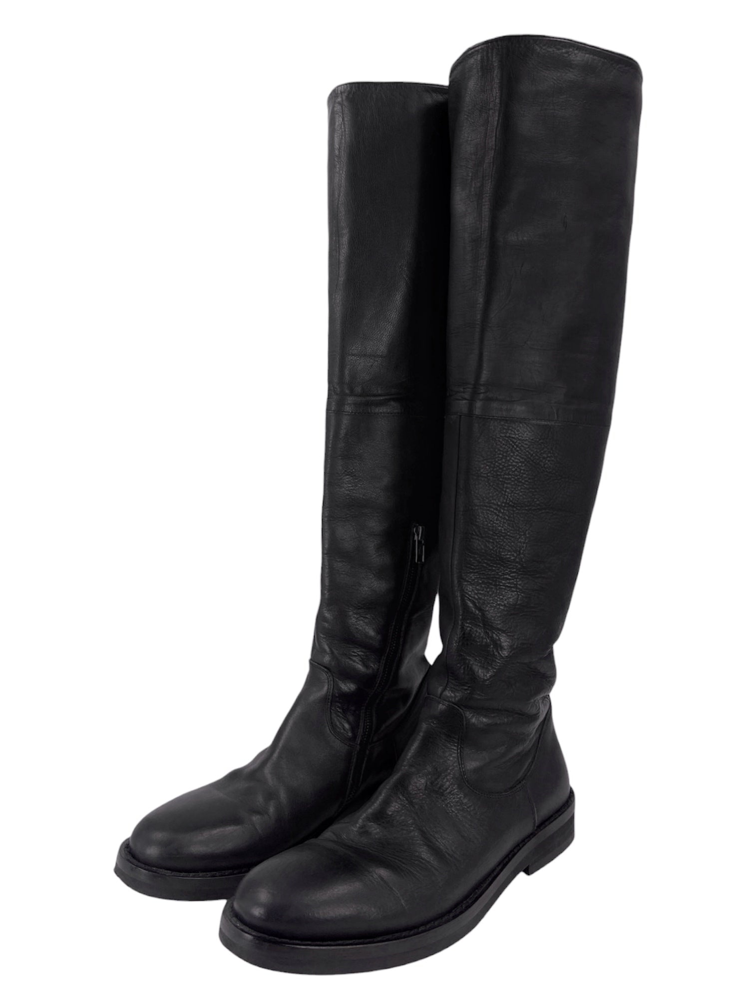 Ann Demeulemeester Fall 2000 Folded Thigh High Boot 43 - 5