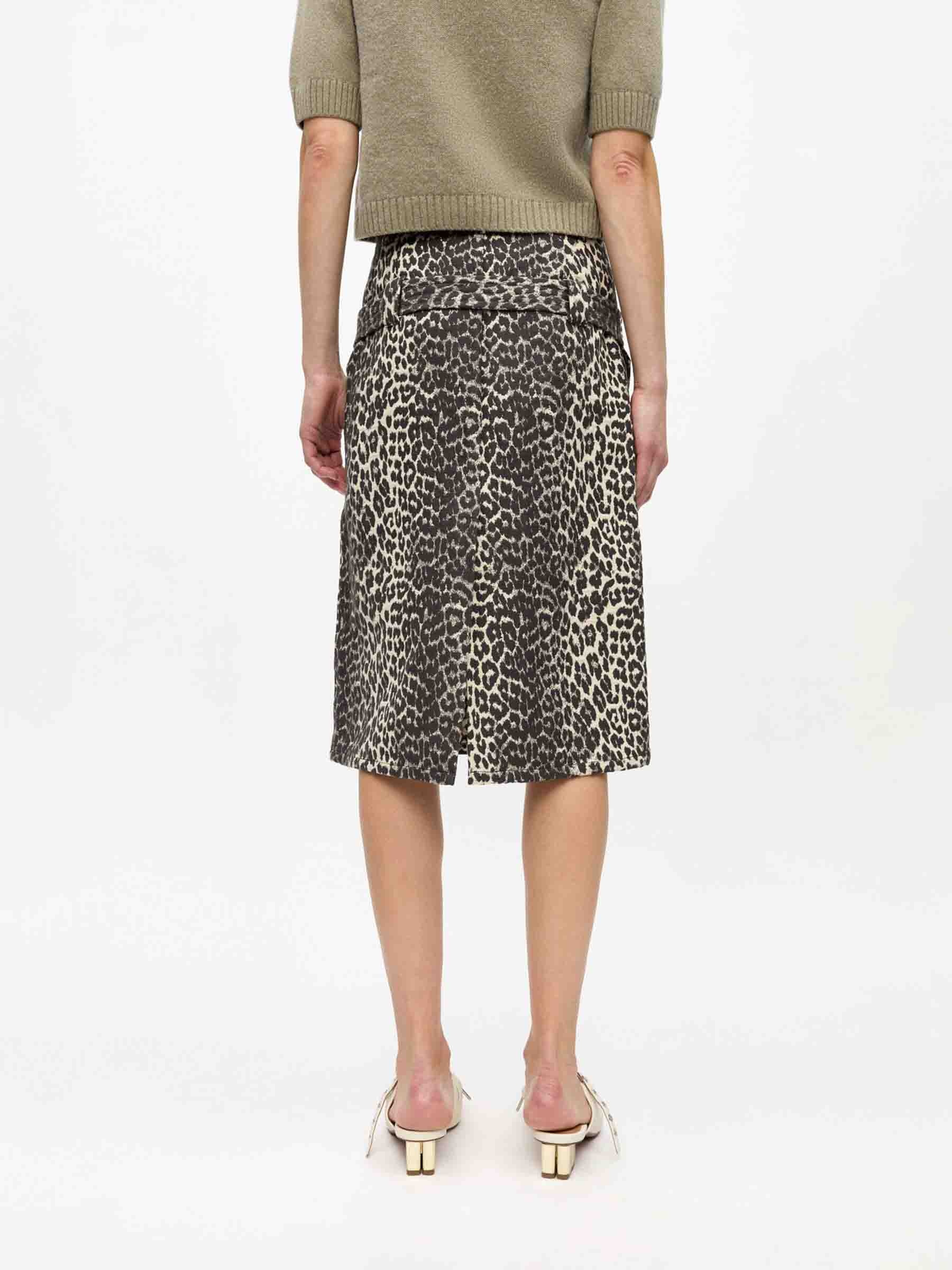 MIDI TWEED SKIRT - 5