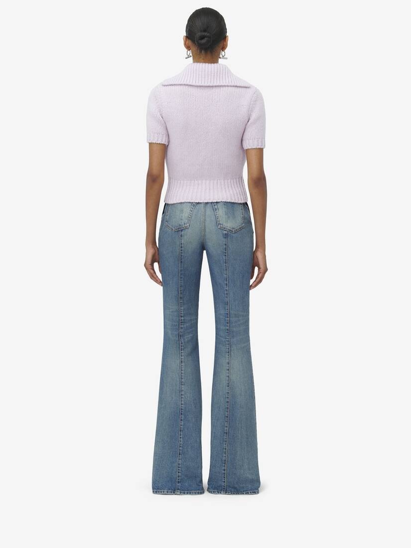 Wool Cashmere Knit Top - 4