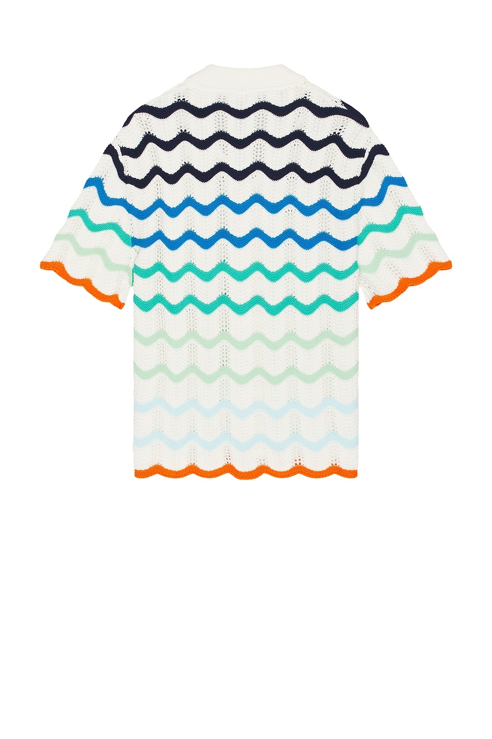 Gradient Wave Texture Shirt - 2