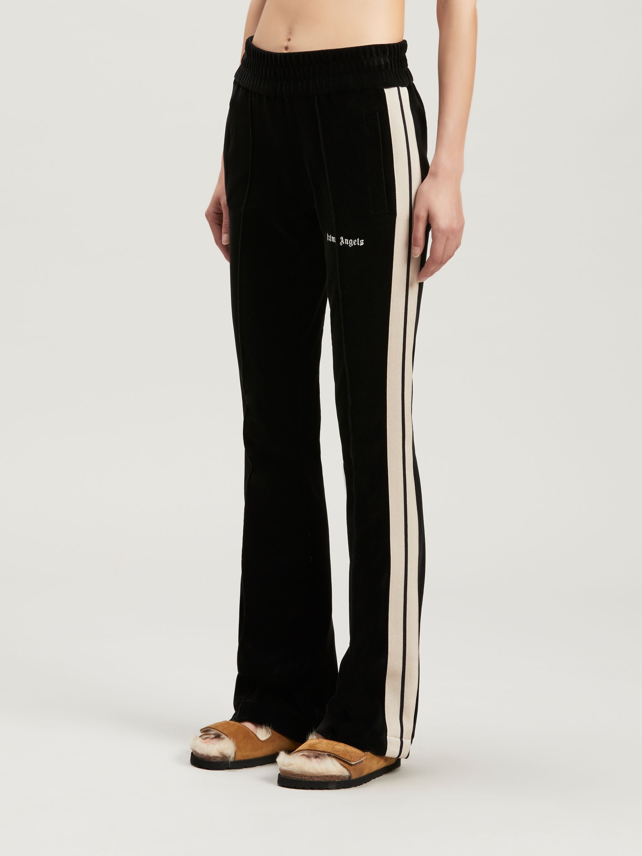 Velvet Flare Track Pants - 4