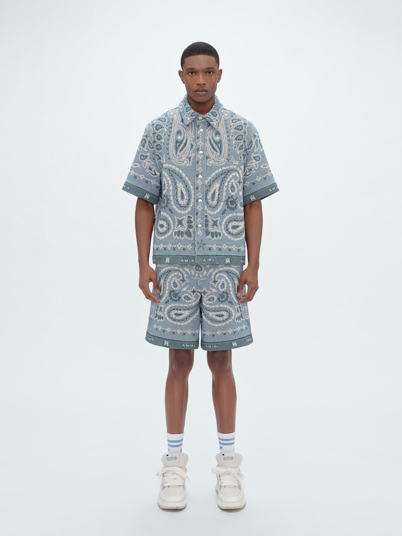 AMIRI TAPESTRY BANDANA BAGGY SHORTS outlook