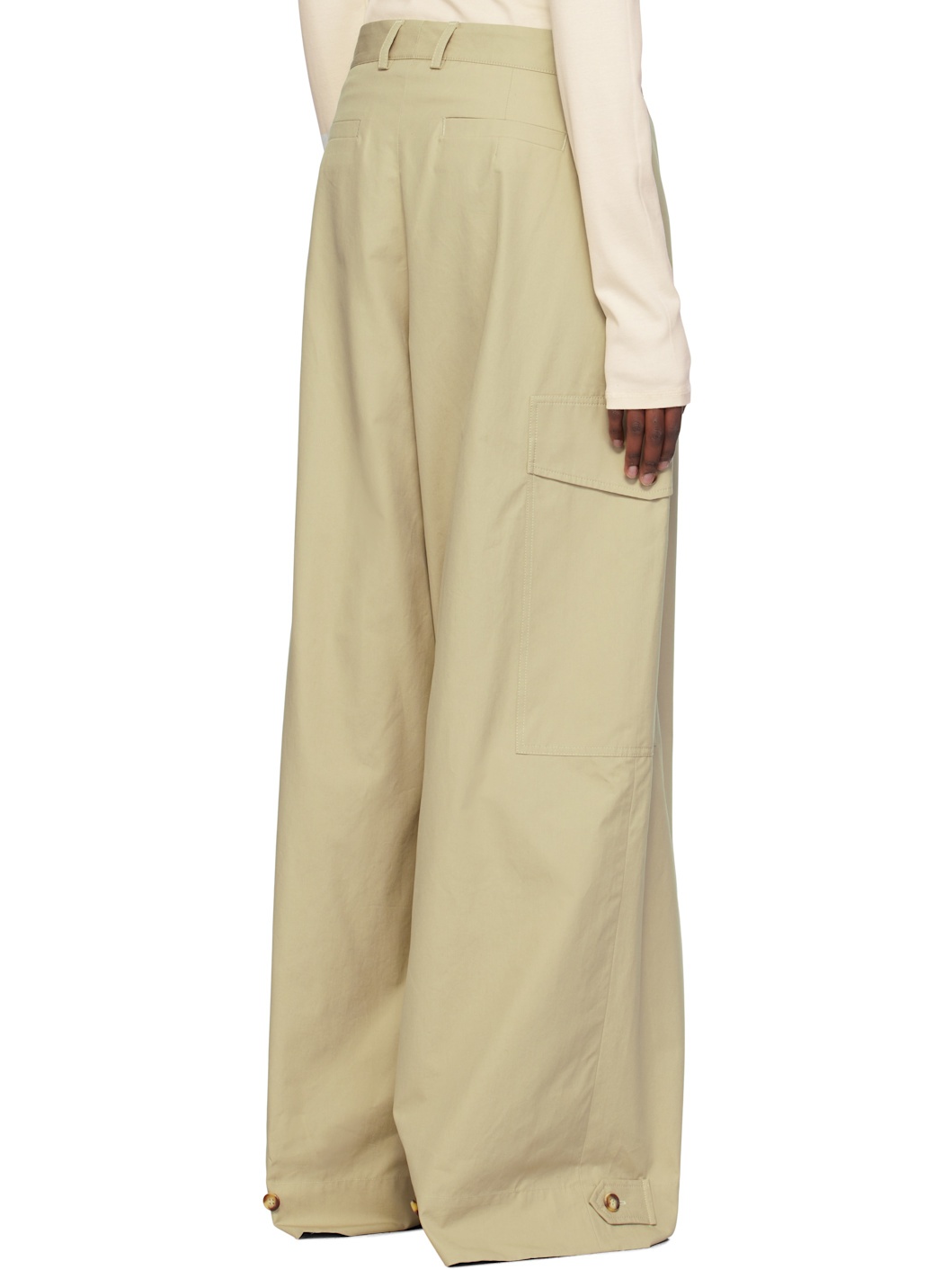 Beige Stein Trousers - 3