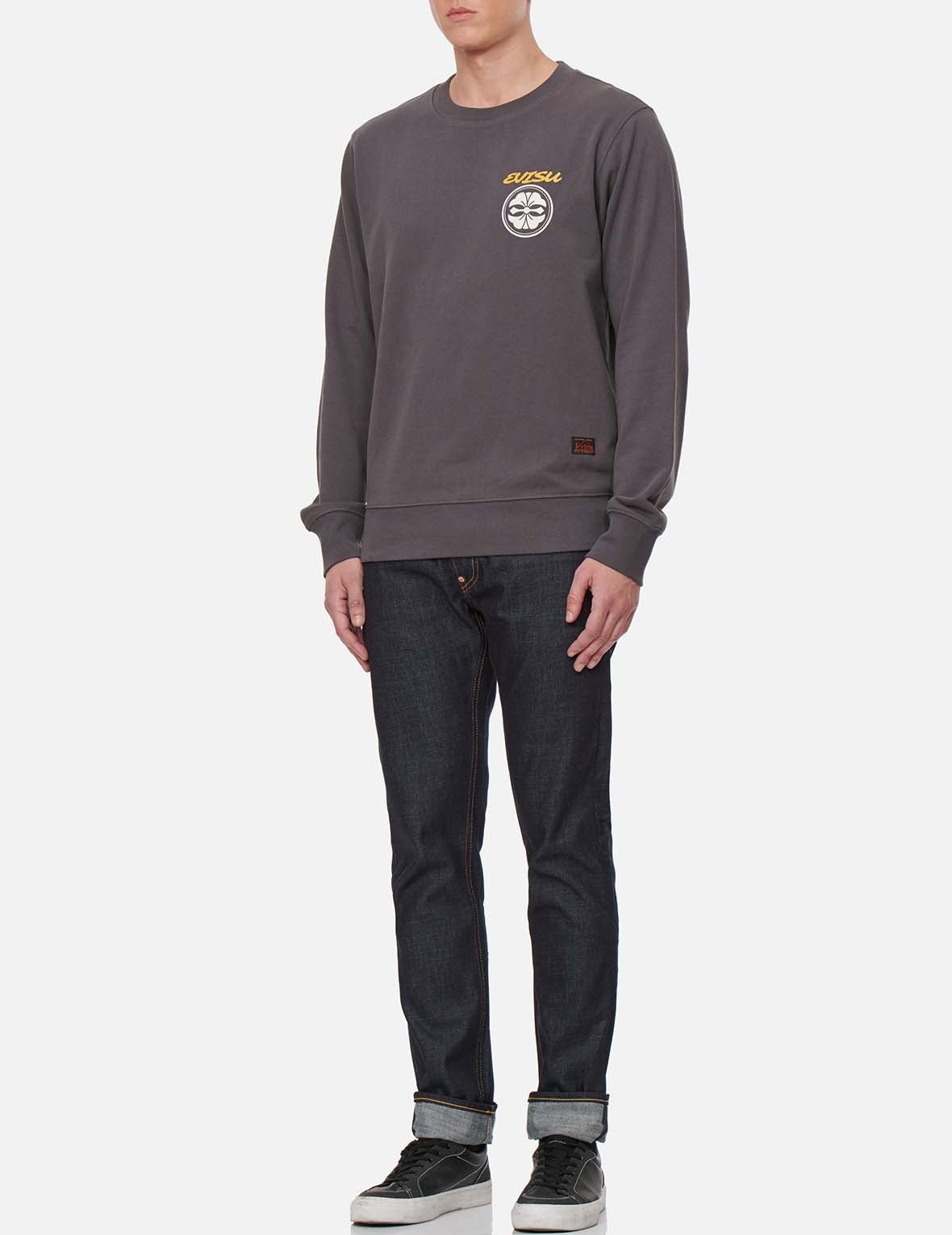 SEAGULL AND GODHEAD PRINT SLIM FIT JEANS #2010 - 4