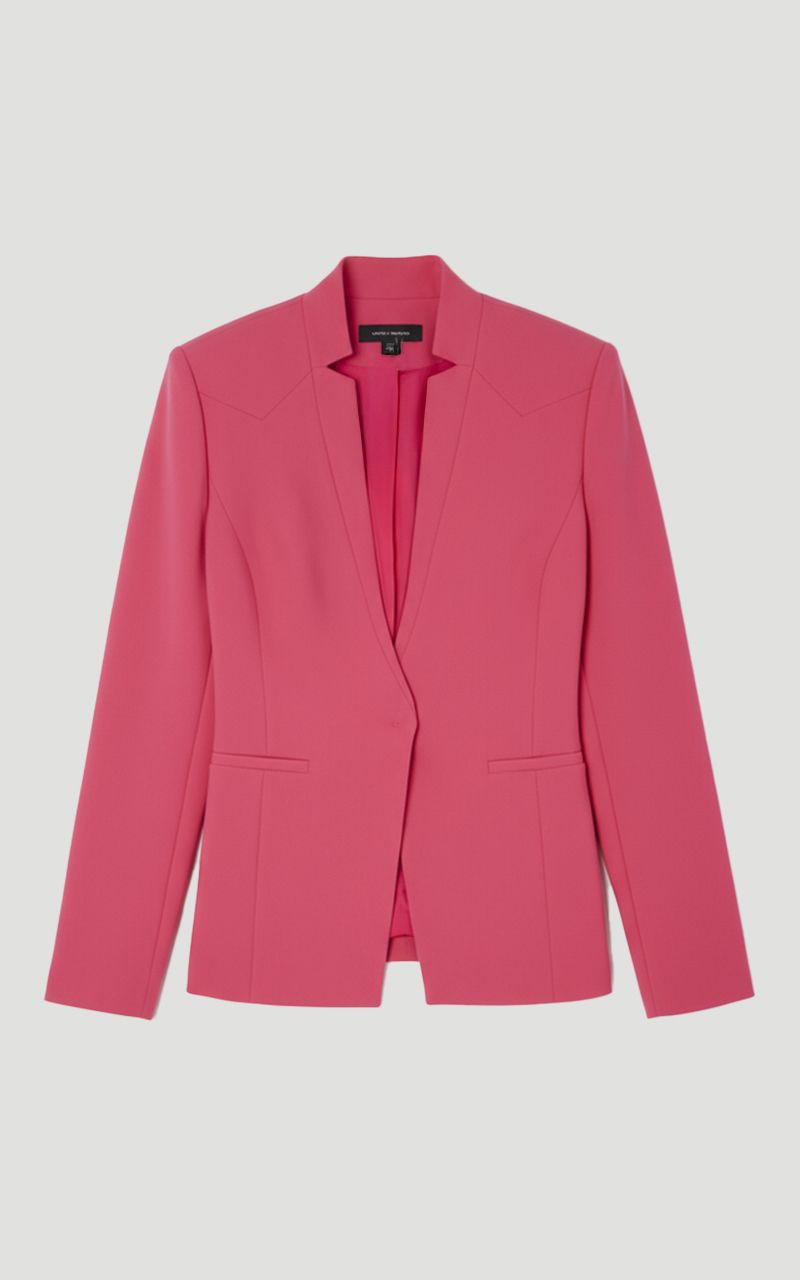 Compact Stretch Tailored Single Breasted Blazer 4