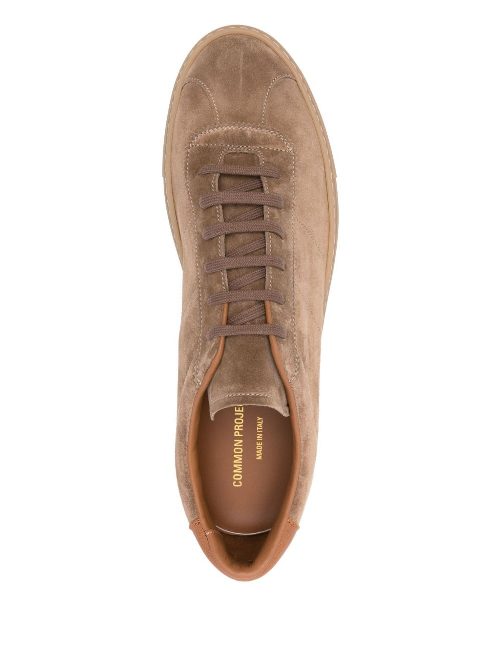suede leather sneakers - 4