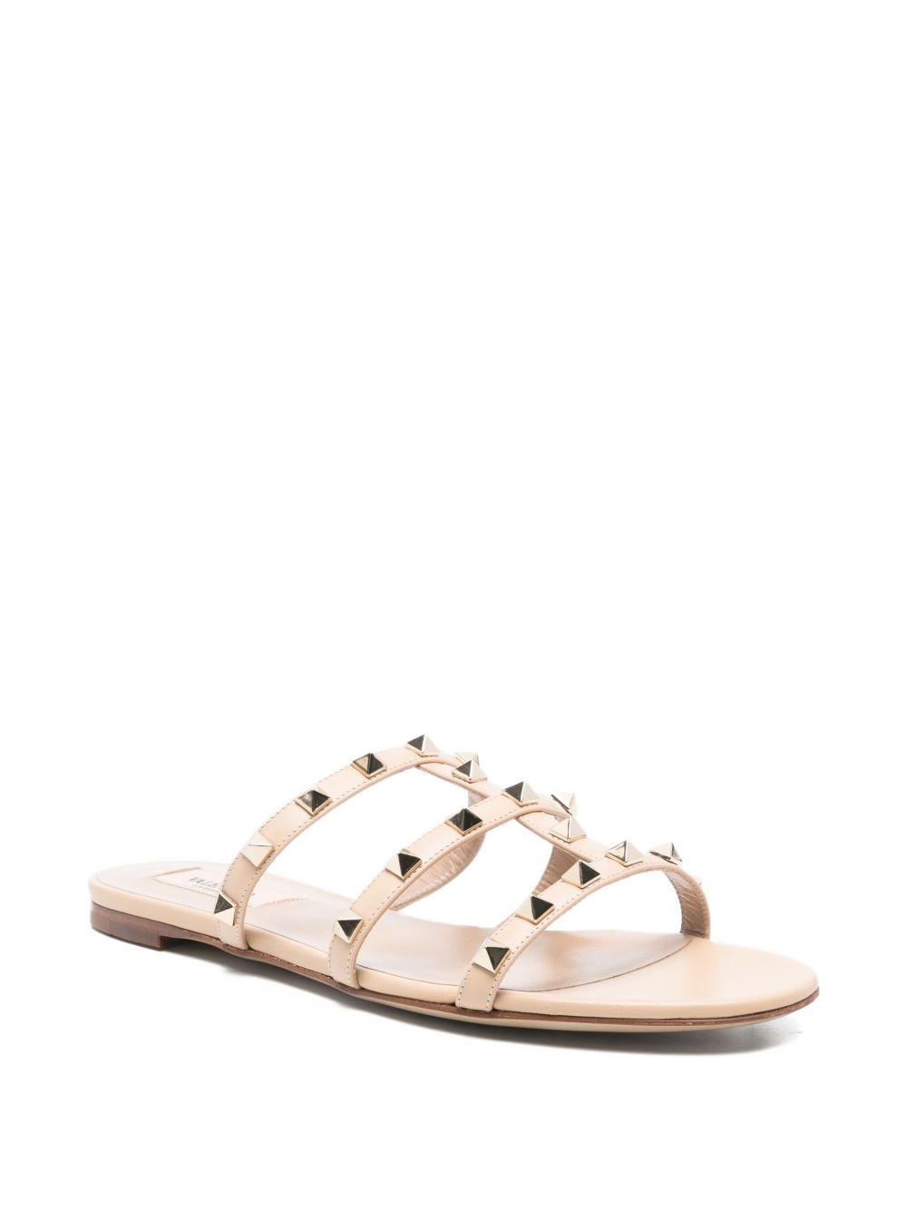 Rockstud three-strap sandals - 2
