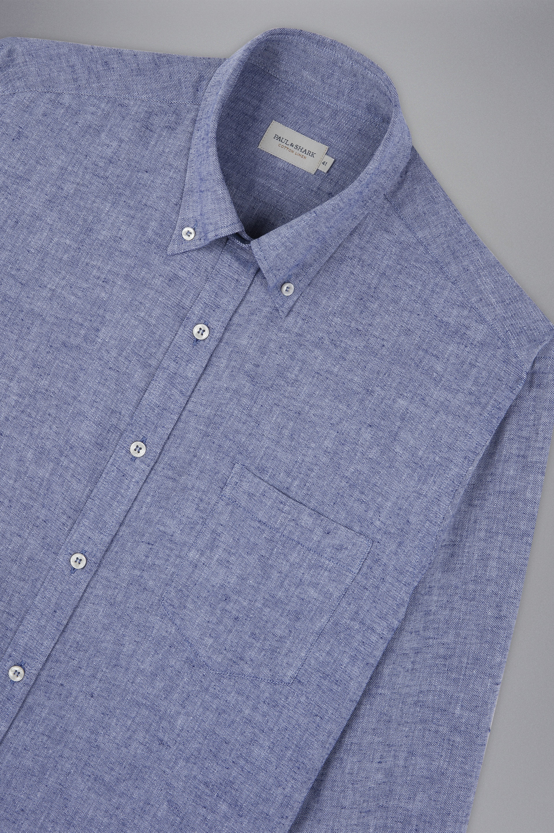 COTTON AND LINEN SHIRT - 5