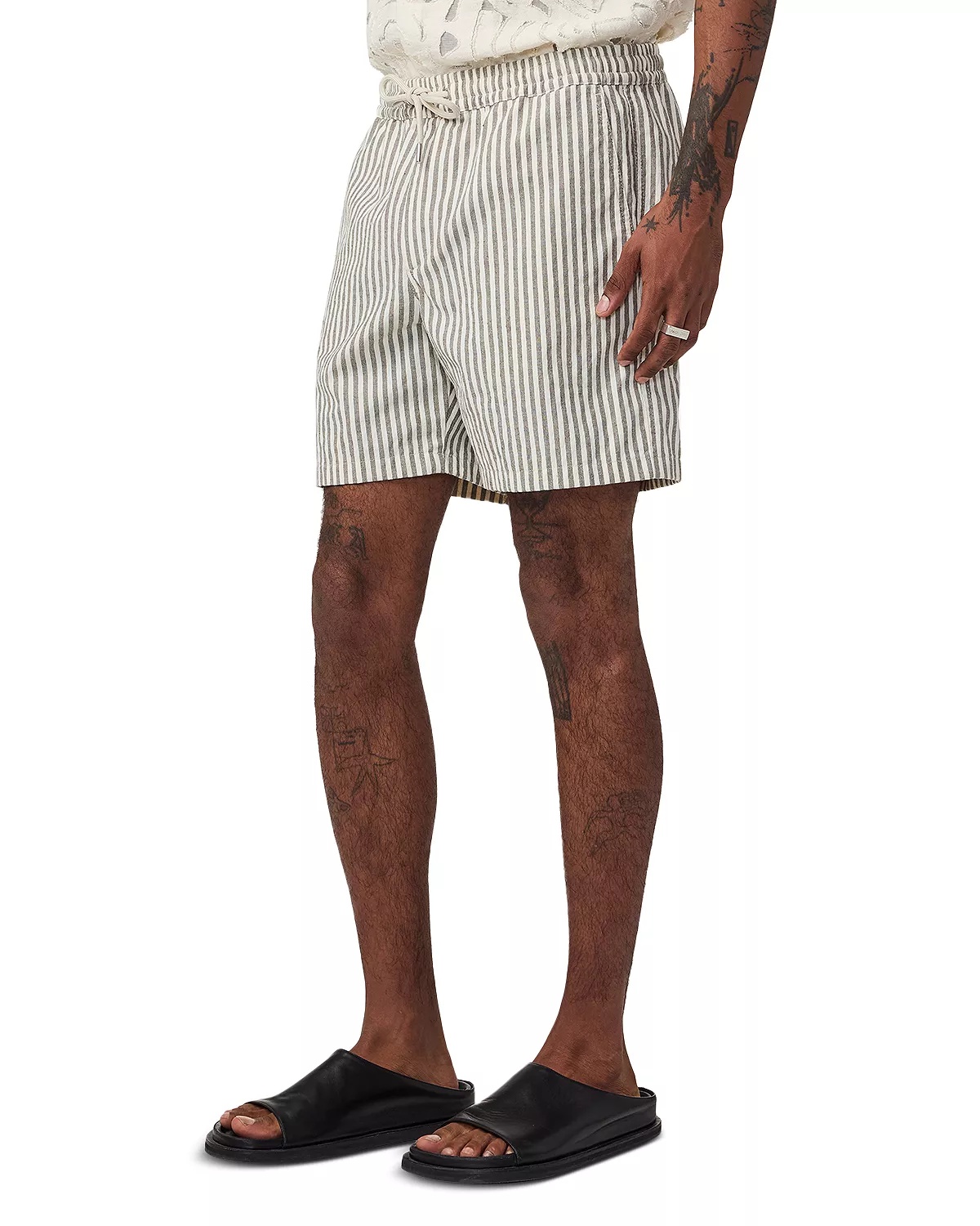 Gregor Striped Drawstring Shorts - 2