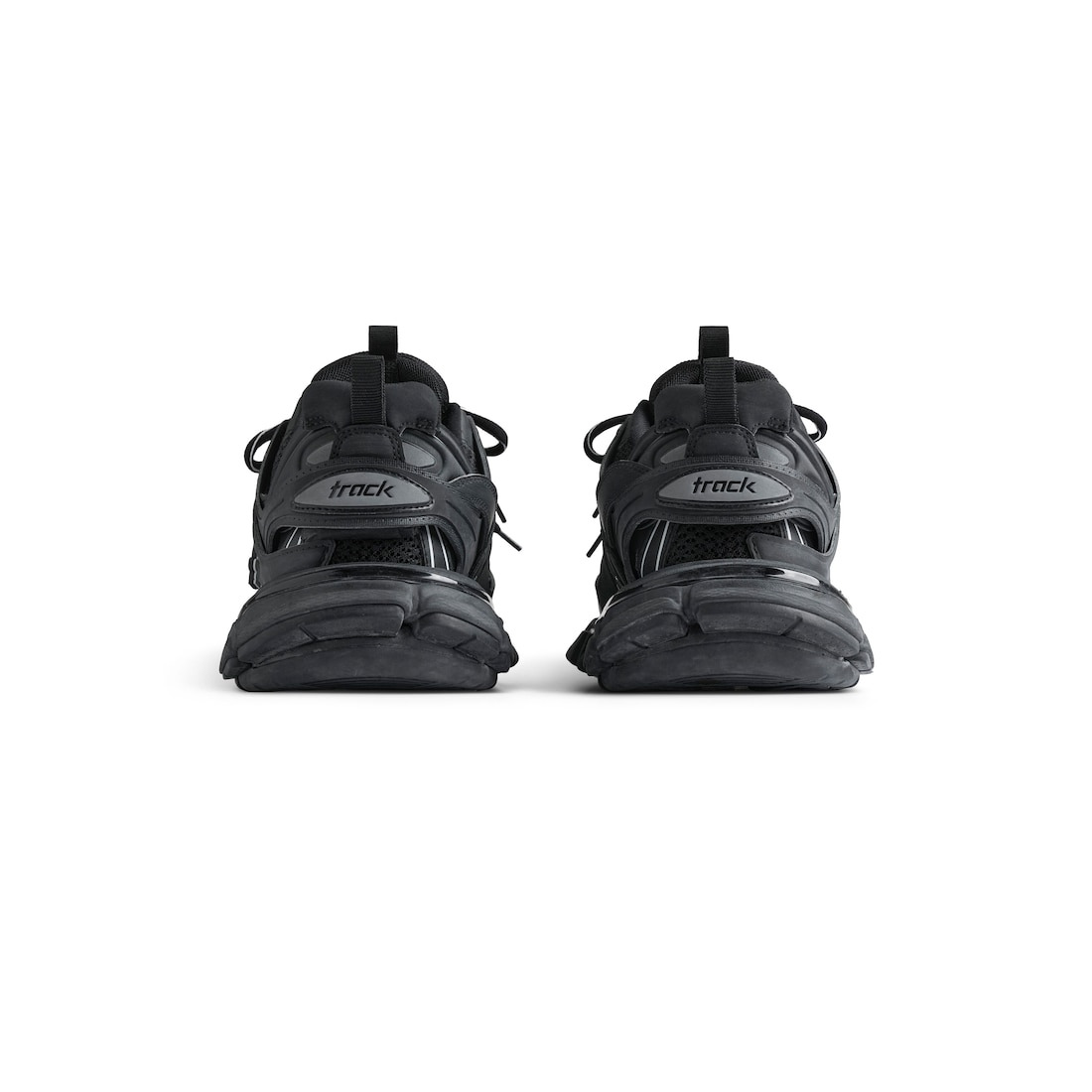 Men's Track Sneaker With Charms in Black - 5
