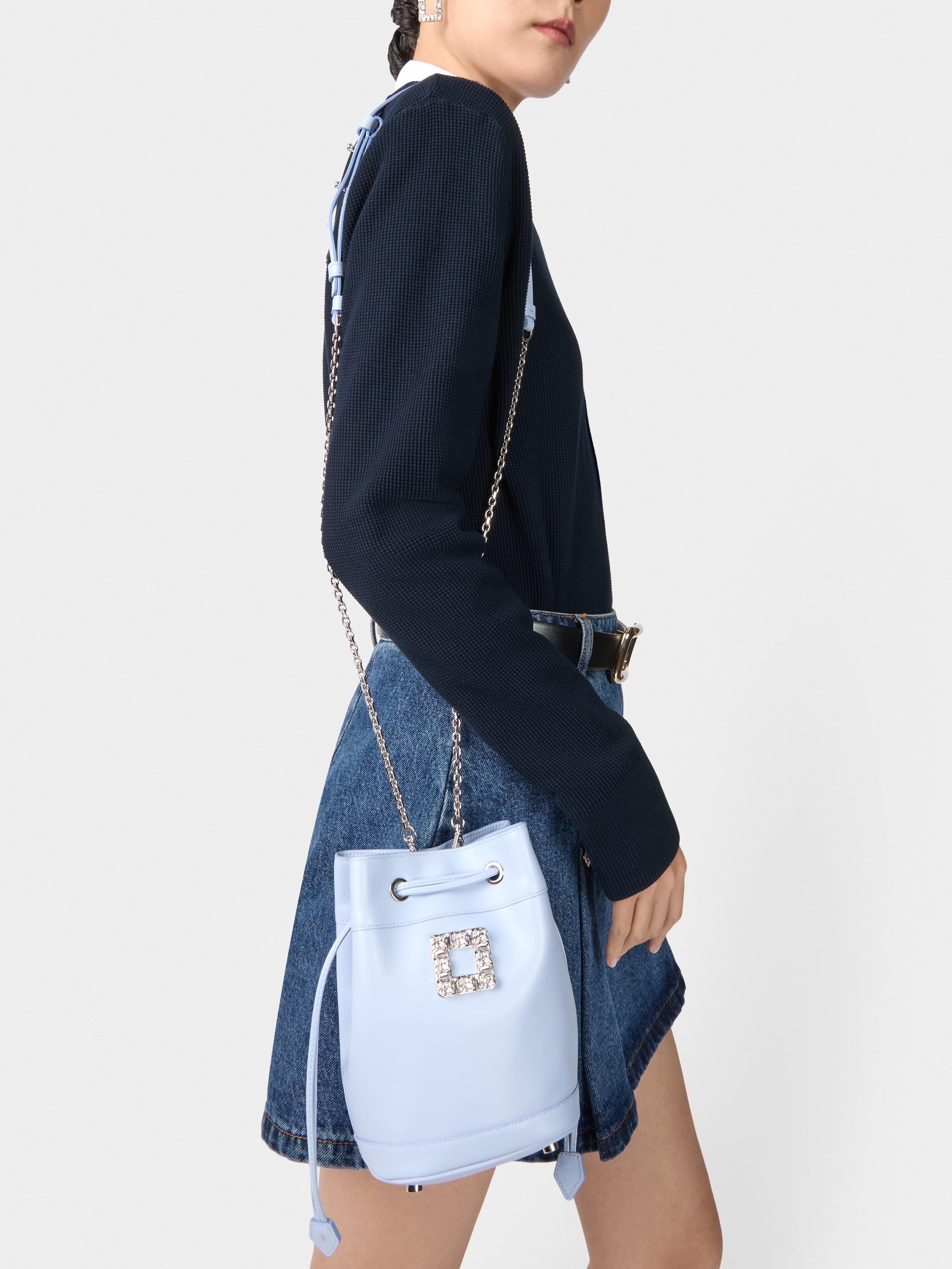Très Vivier Bucket Bag in leather - 10