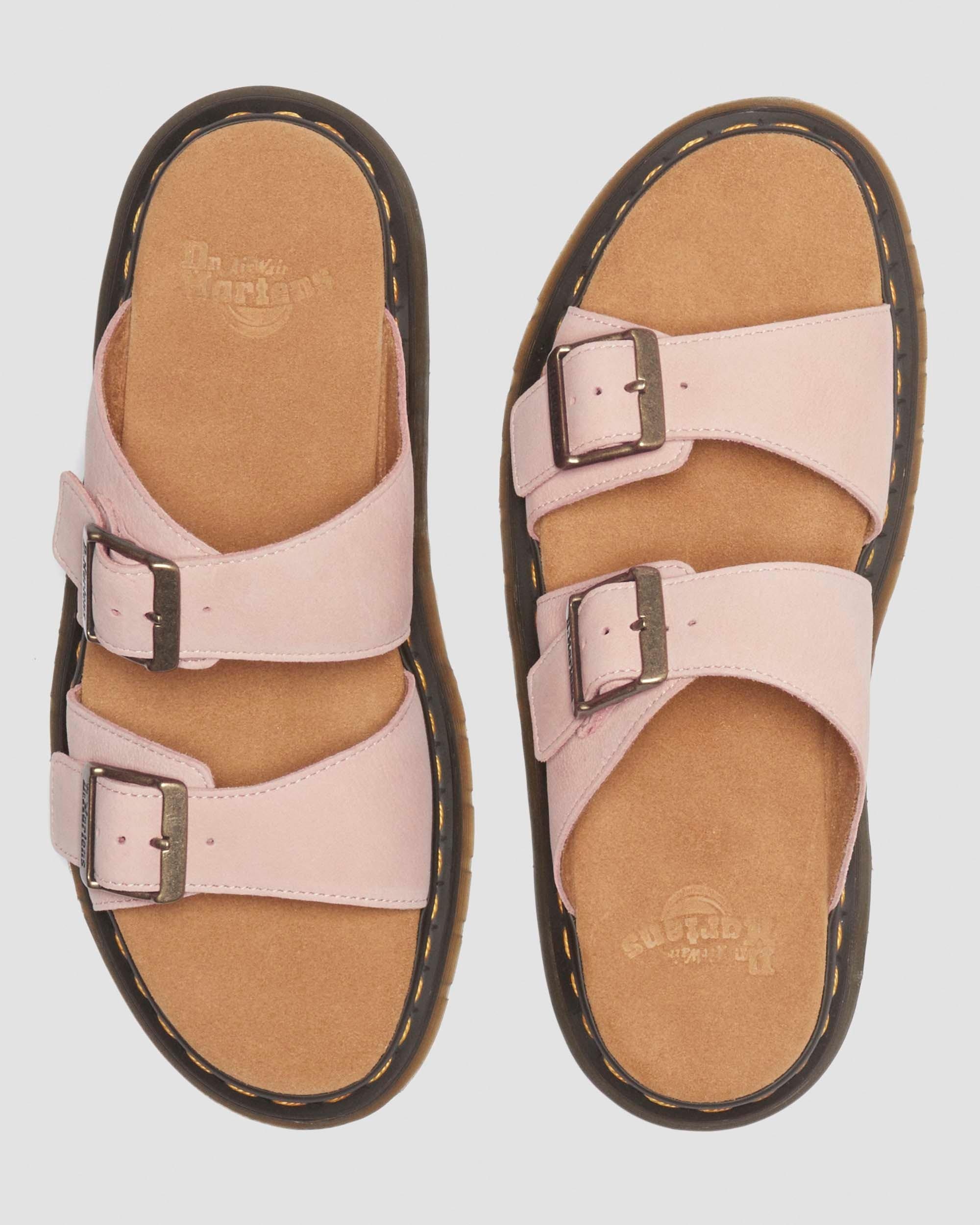 Josef Nubuck Leather Slide Sandals - 2