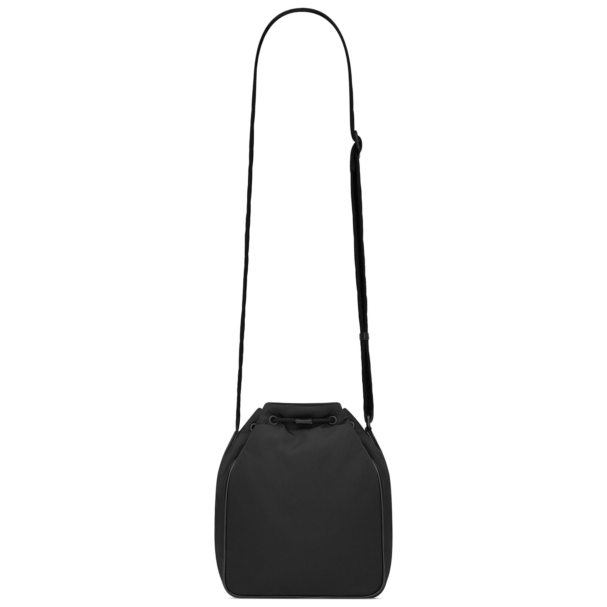 【送料&関税込】Saint Laurent Black Nylon Bucket Bag SAINT LAURENT Saint Laurent Nylon Bucket Bag 'Black' | goat