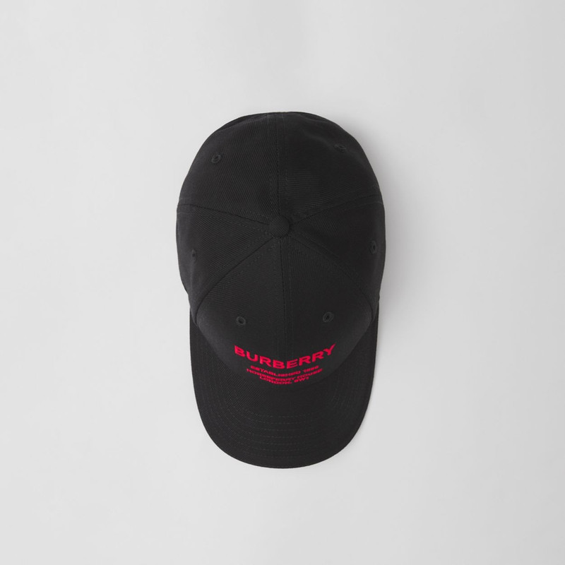 Horseferry Motif Cotton Twill Baseball Cap 6