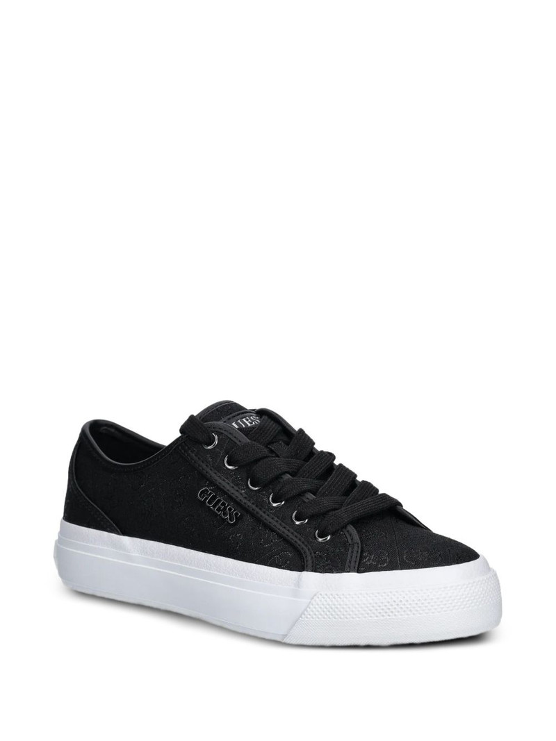 GUESS USA logo-print lace-up sneakers outlook
