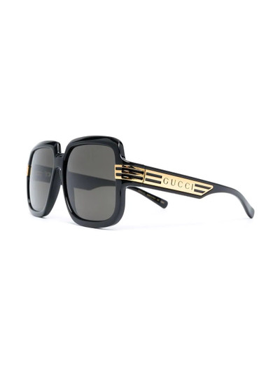 GUCCI oversized-frame sunglasses outlook