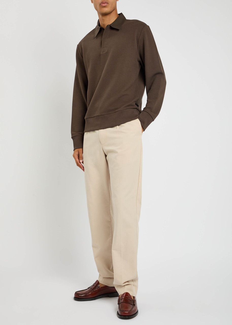 Oliver Spencer Amery Waffle-knit Polo Shirt - 4