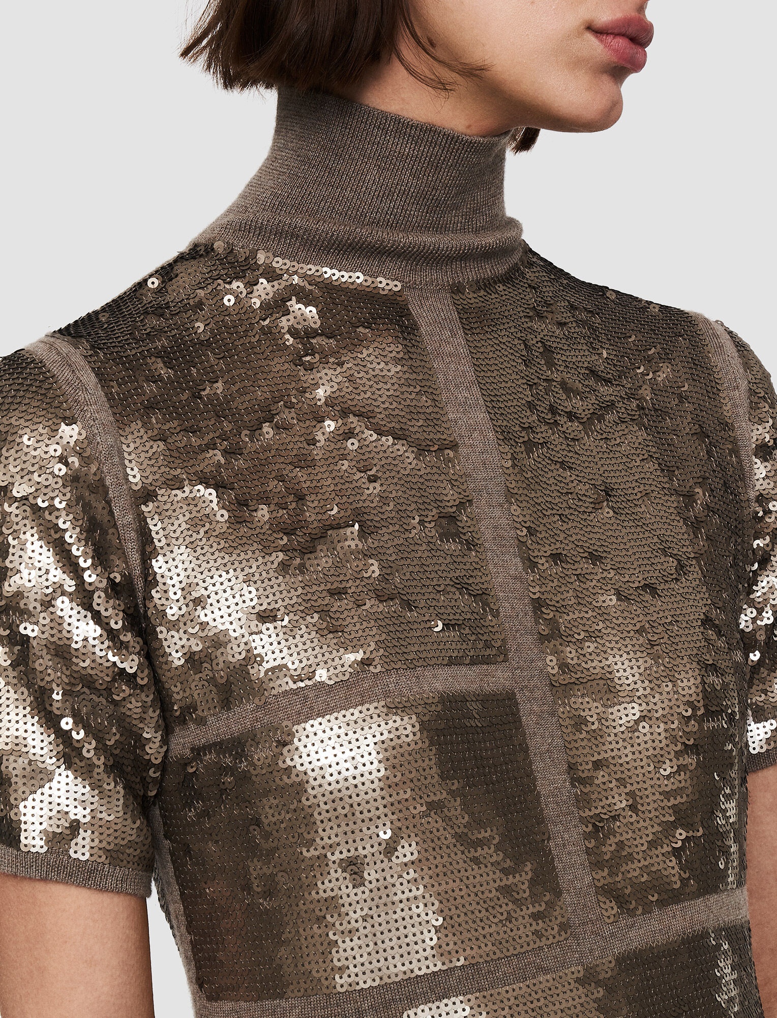 Sequins Knit Dress - 5