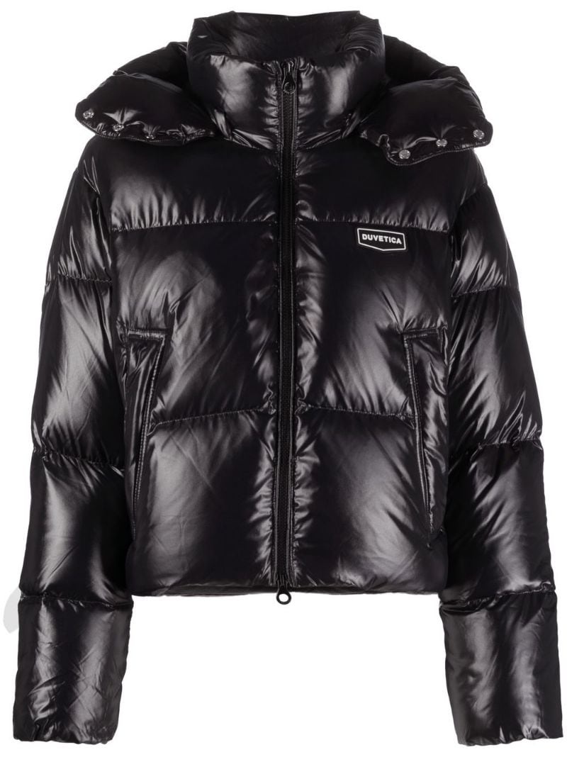 DUVETICA　LEARCO DUVETICA logo-patch puffer jacket | REVERSIBLE