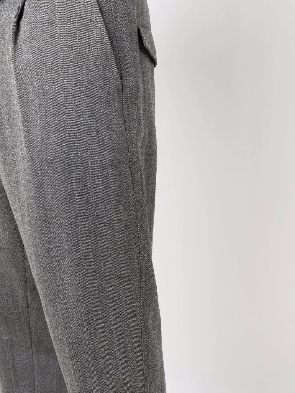 mid-rise straight trousers - 5