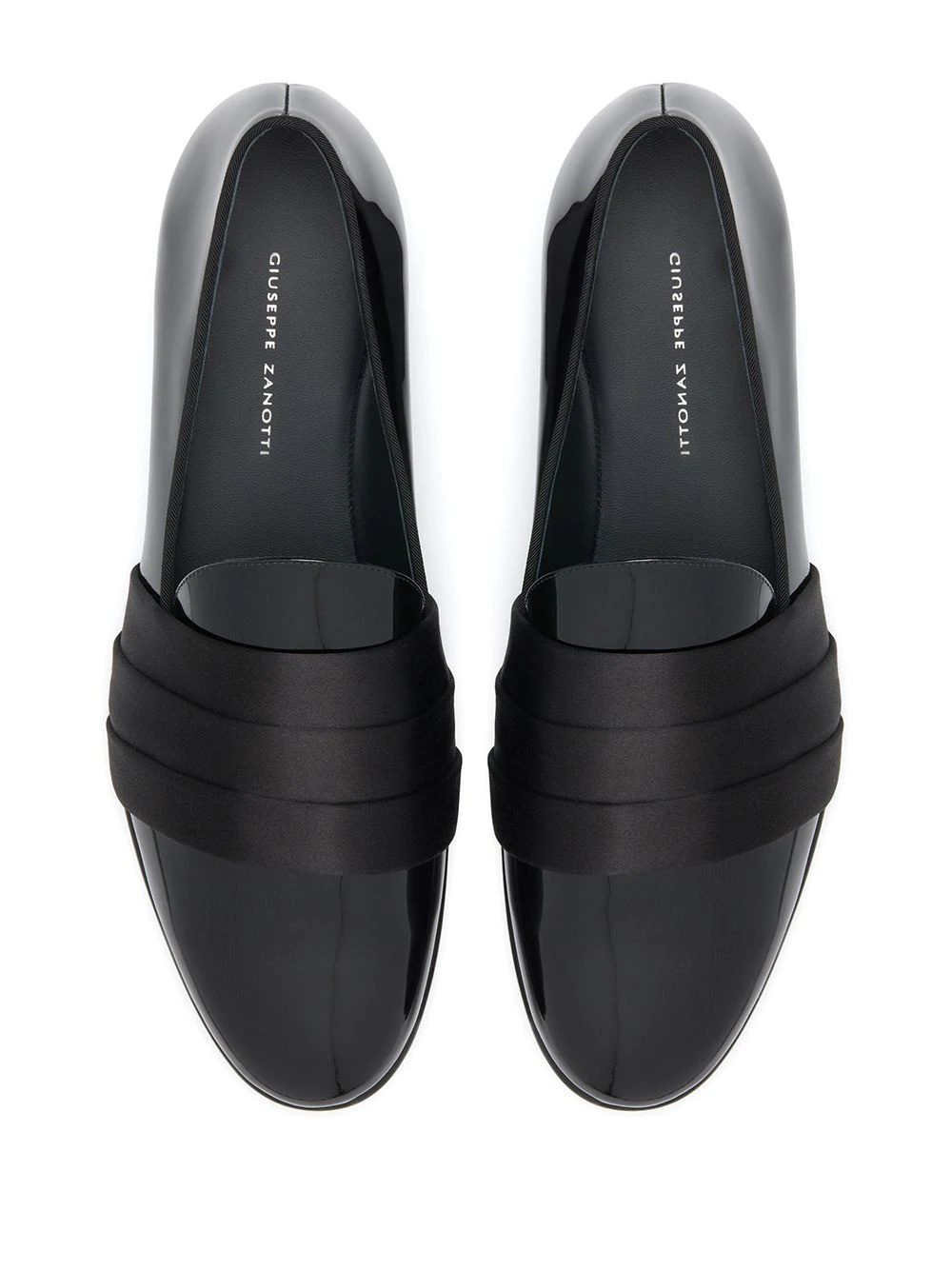 slip-on patent loafers - 4