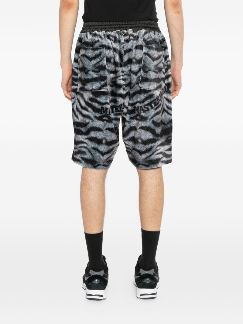 tiger-print shorts 4