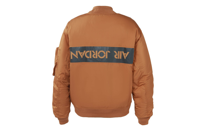 Jordan Air Jordan Ma-1 Flight Reflective Warm Jacket For Men Orange CK6669-290 outlook