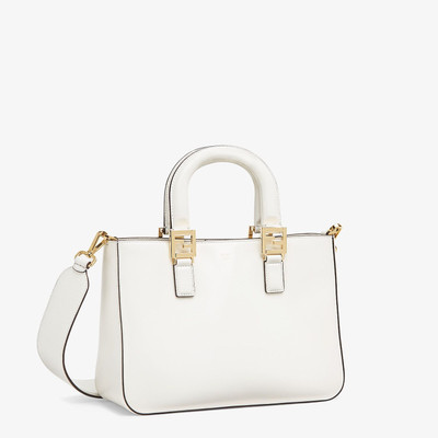 FENDI White leather bag outlook