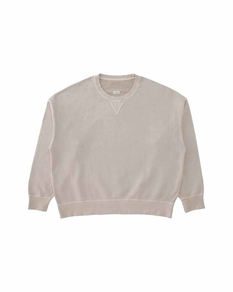 visvim AMPLUS SB SWEAT L/S (U.D.) OFF WHITE | REVERSIBLE